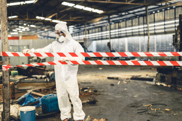 Professional Biohazard technician working in Cranford, NJ
